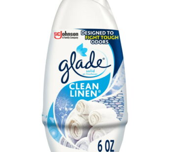 Glade Solid Air Freshener 1 CT, Clean Linen, 6 OZ. Total