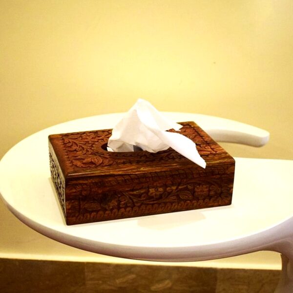 Wooden tissue box holder – Wooden tissue box – old radio style Wooden tissue box cover