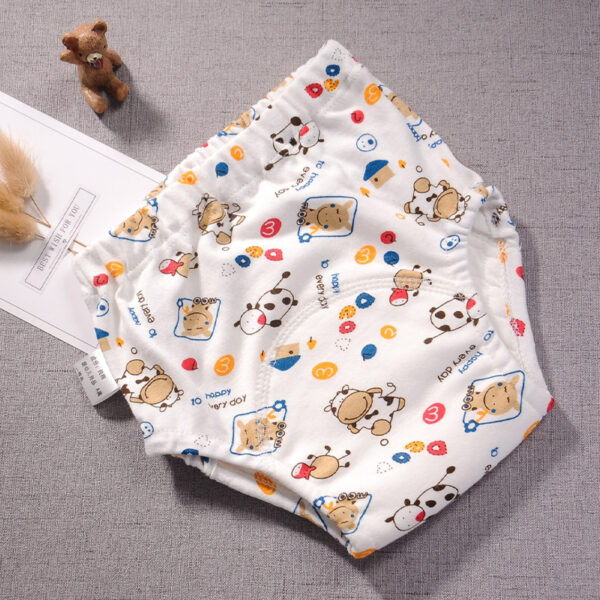 2022 New Baby Reusable Diapers 6 Layer Waterproof Reusable Cotton Diapers - Image 3