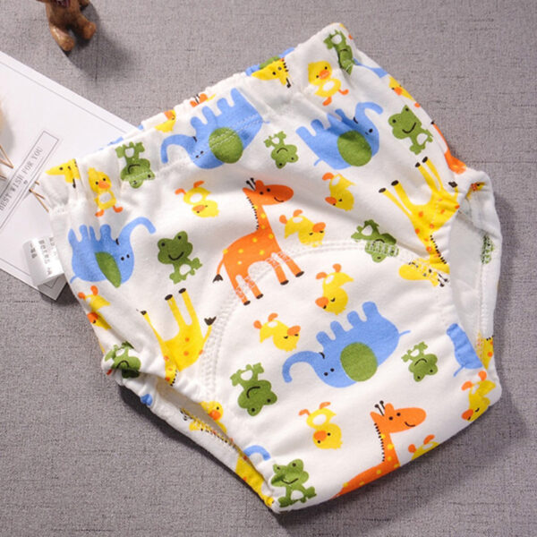 2022 New Baby Reusable Diapers 6 Layer Waterproof Reusable Cotton Diapers