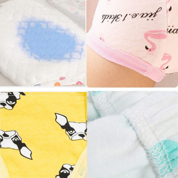 6 Layers Baby Elinfant 2 Size Diapers For Swimming Absorbent Ecological Diapers - Image 4