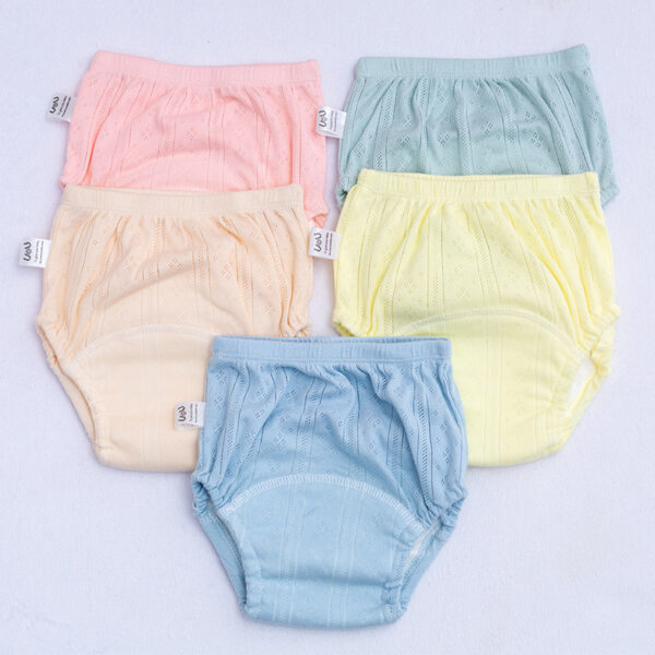 Newborn Training Pants Baby Shorts Solid Color Washable Underwear BABY Boy Girl Cloth Diapers