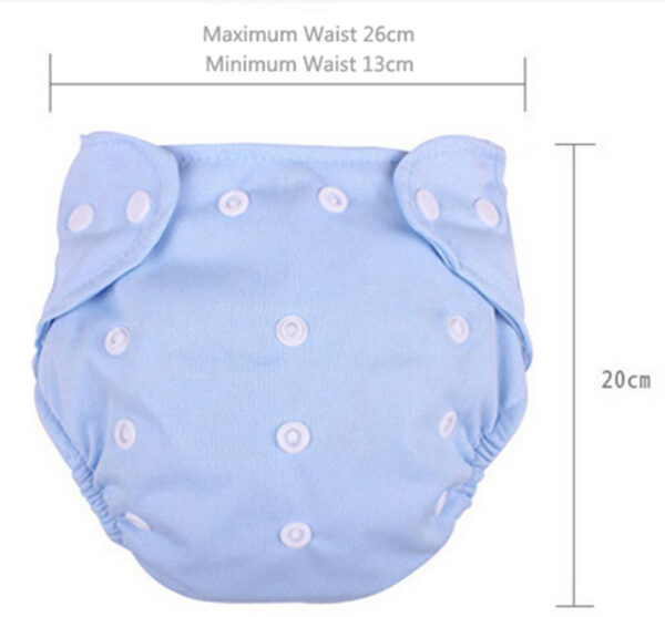 Reusable Baby Diapers Fast Dry Cloth Diaper washable Cloth Baby Nappy Adjustable Baby Cloth Diaper - Image 2