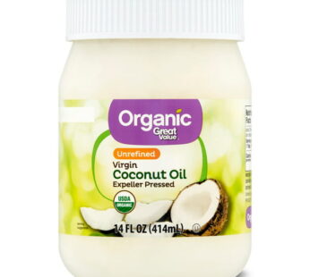 Great Value Organic Unrefined Virgin Coconut Oil, 14 fl oz