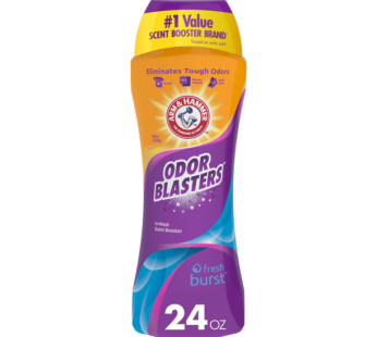 ARM & HAMMER Odor Blasters Fresh Burst In-Wash Laundry Scent Booster, 24 oz Bottle