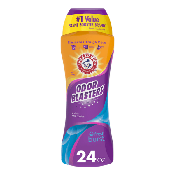 ARM & HAMMER Odor Blasters Fresh Burst In-Wash Laundry Scent Booster, 24 oz Bottle