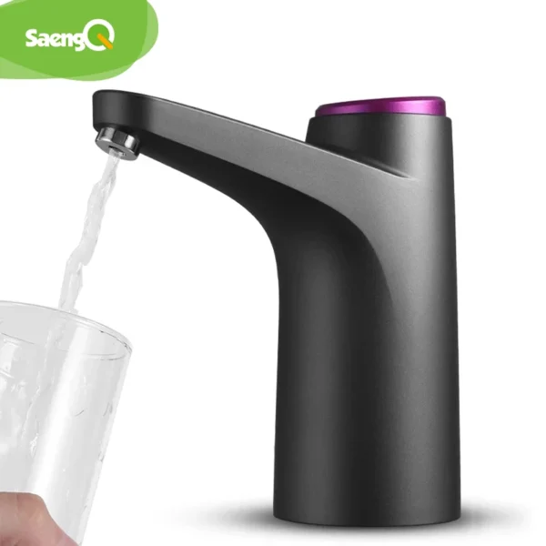 saengQ Water Pump Bottle Automatic Electric Water Dispenser Household