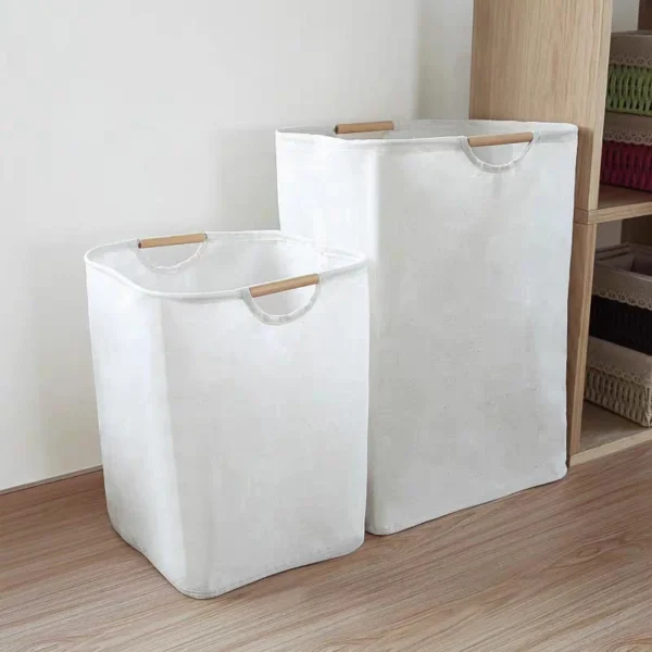 Large Capacity Laundry Storage Dirty Clothes Storage Basket with Handle - Image 2