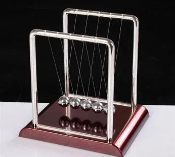 Newton’s Cradle Balance Steel Ball Teaching Supplies Physics Science Pendulum Desktop Stress Relief Gifts Home Decoration