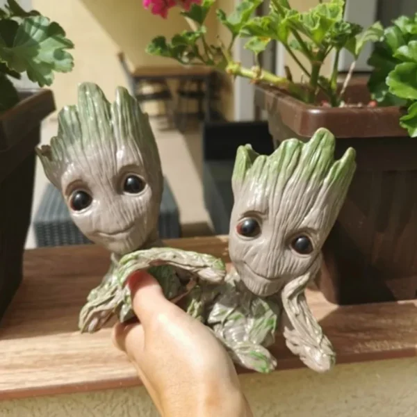 Home Decoration Crafts Miniature Model Office Desktop Display Cartoon Groot Figurines Handicrafts Decor Tree Man Ornament 5CM - Image 5