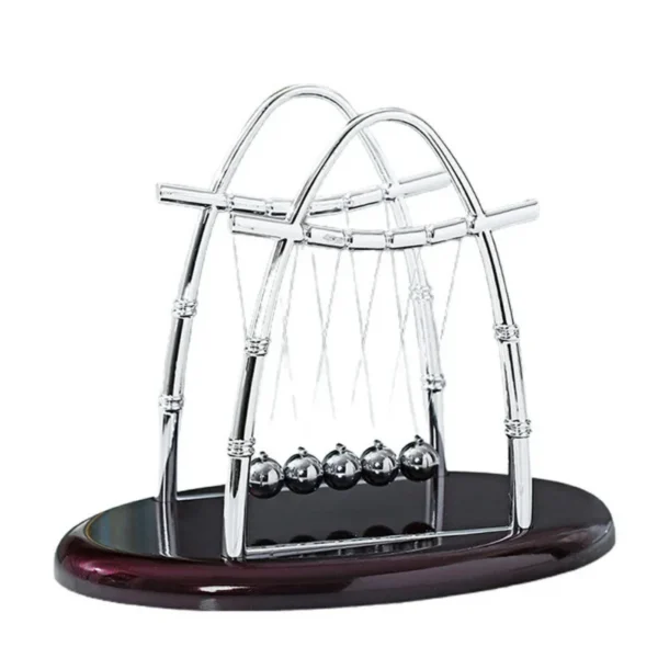 Desktop decoration Early Fun Development Educational Desk Toy Gift Newtons Cradle Steel Balance Ball Physics Science Pendulum - Image 4