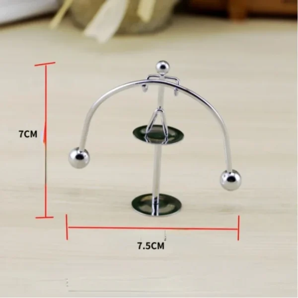 Desktop decoration Early Fun Development Educational Desk Toy Gift Newtons Cradle Steel Balance Ball Physics Science Pendulum - Image 6